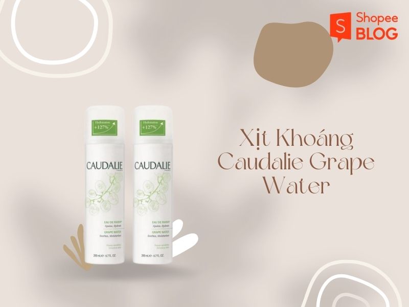 Xịt khoáng Caudalie Grape Water review