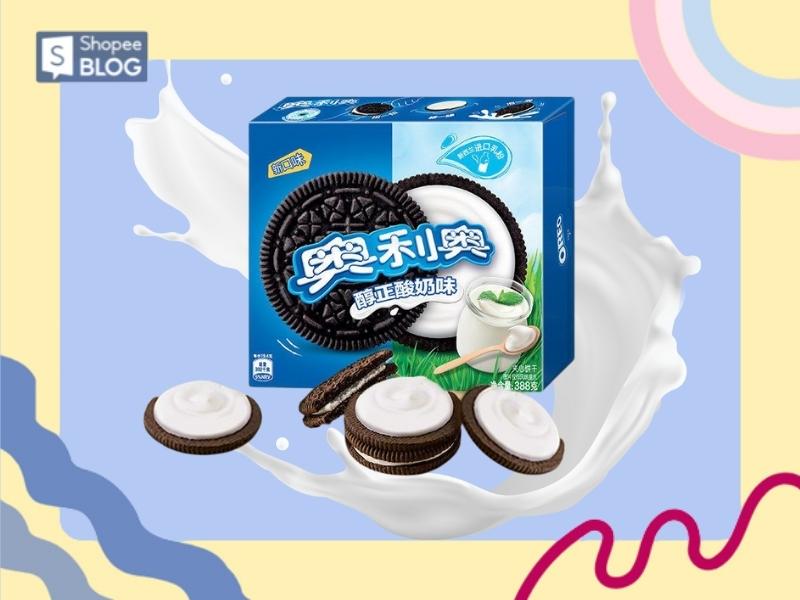 OREO sữa chua vừa ngọt dịu vừa chua nhẹ (Nguồn: Shopee Blog)