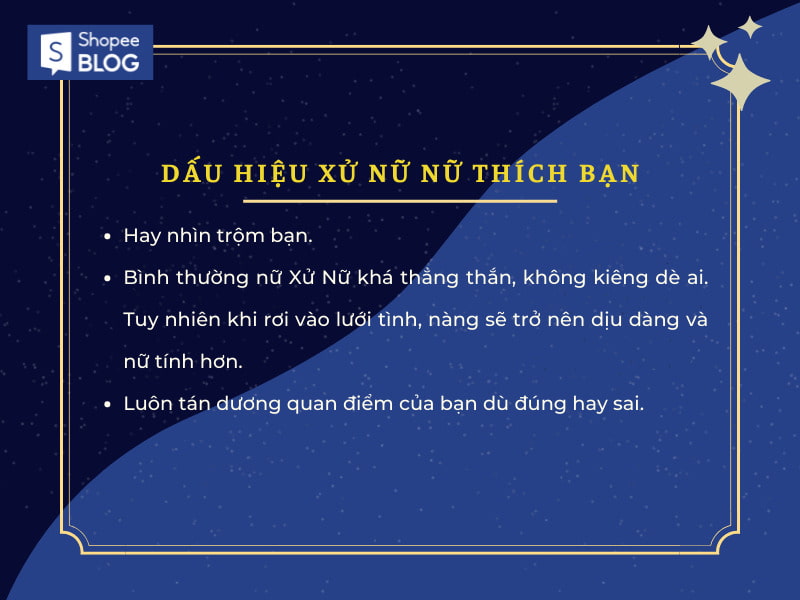 Dấu hiệu Xử Nữ nữ đang thích bạn