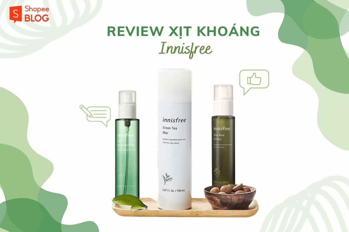 review xịt khoáng innisfree