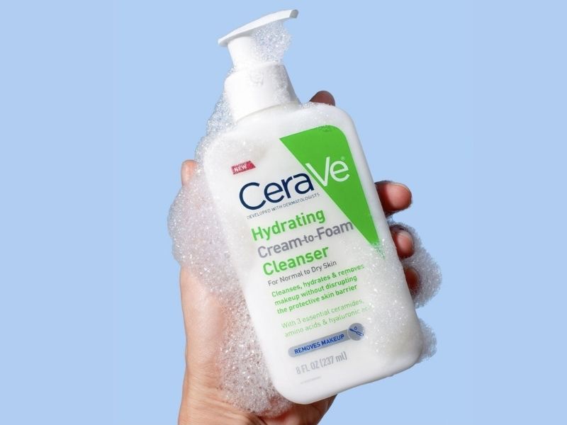 Sữa rửa mặt CeraVe Hydrating Cream To Foam Cleanser