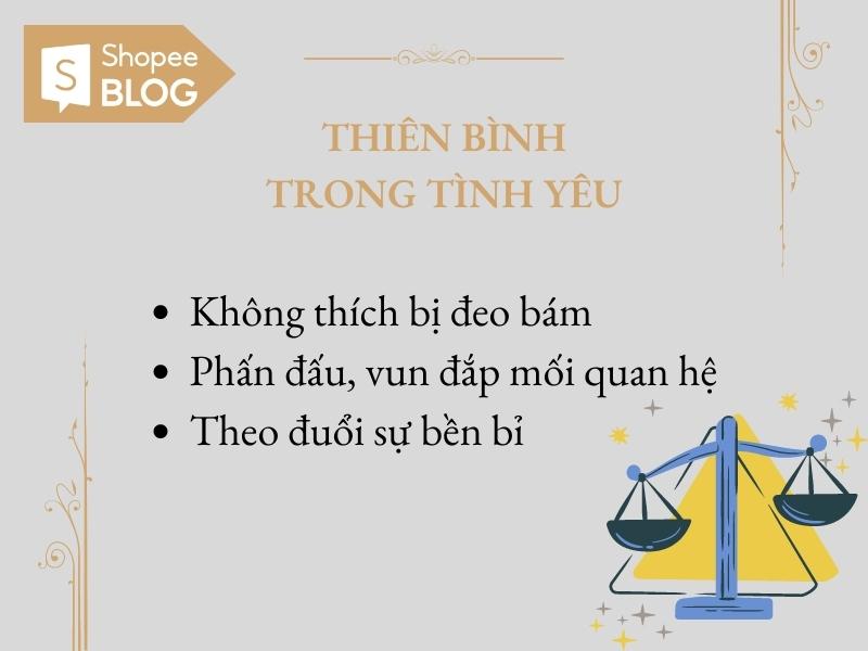 Thiên Bình trong tình yêu