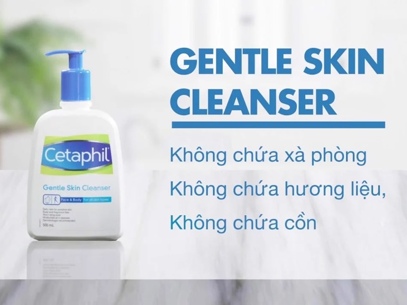 thành phần của sữa rửa mặt Cetaphil Gentle Skin Cleanser 