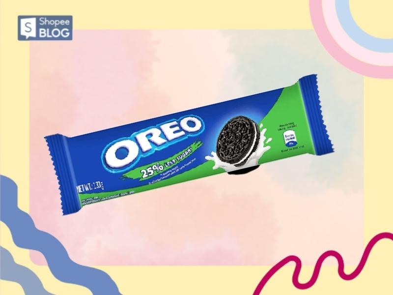 OREO phiên bản ít ngọt với lượng đường giảm 25% (Nguồn: Shopee Blog)