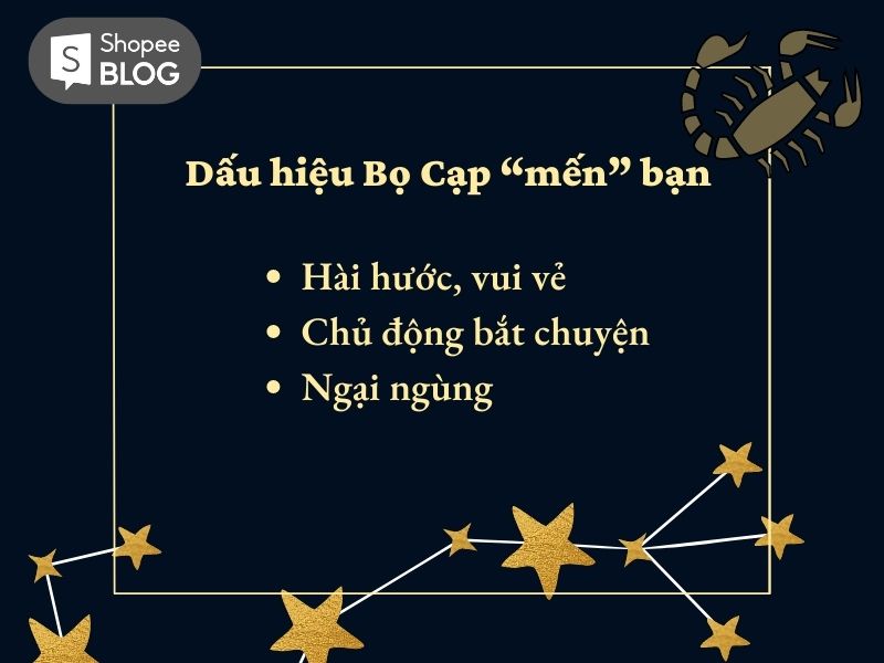 Khi Bọ cạp mến bạn