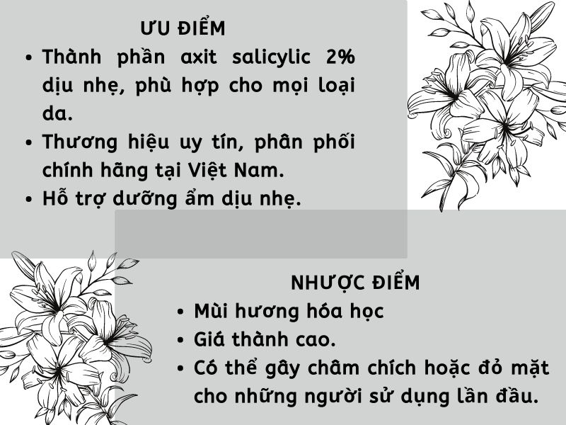 Ưu - nhược điểm của Paula’s Choice 2% BHA 