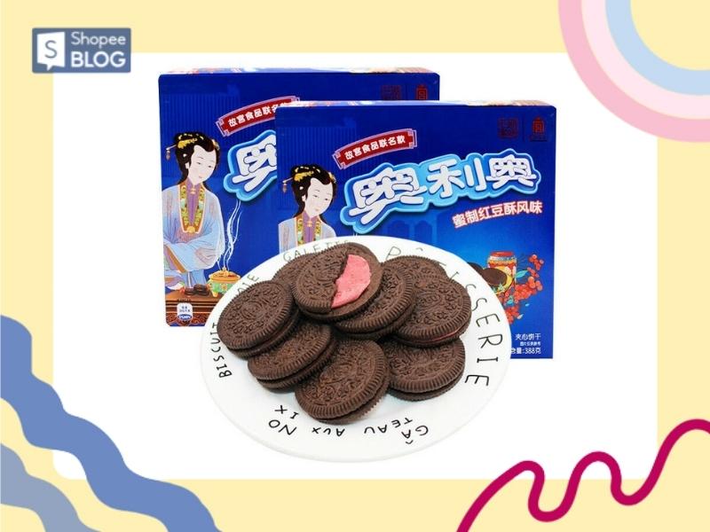 OREO hoa hồng vải là phiên bản giới hạn dành riêng cho dịp Trung thu (Nguồn: Shopee Blog)