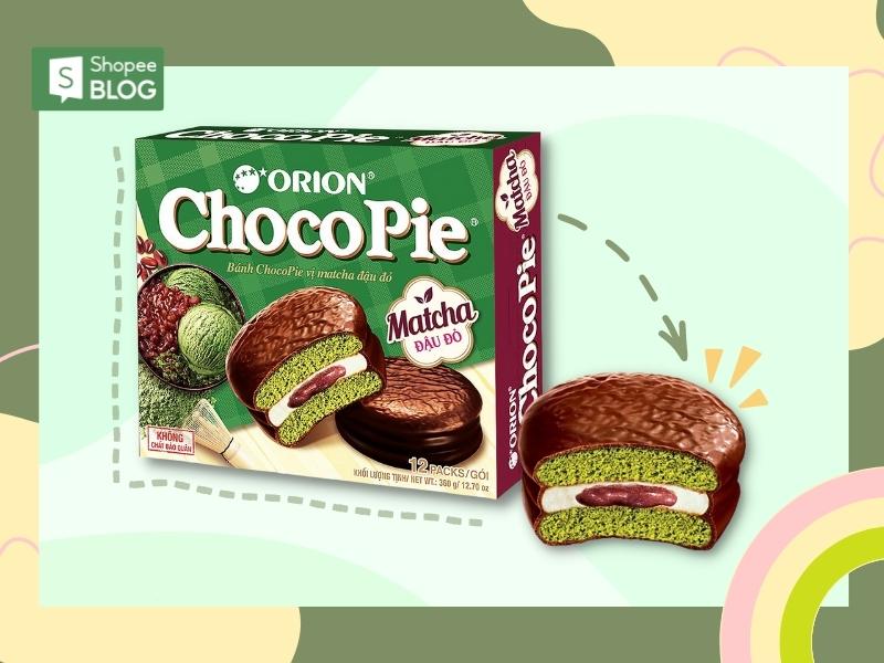 Chocopie matcha đậu đỏ đồng hành cùng gen Z trong mùa thi căng thẳng (Nguồn: Shopee Blog)