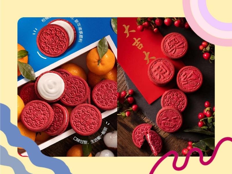 OREO vải cam được ra mắt để chào mừng năm Nhâm Dần (Nguồn: Shopee Blog)