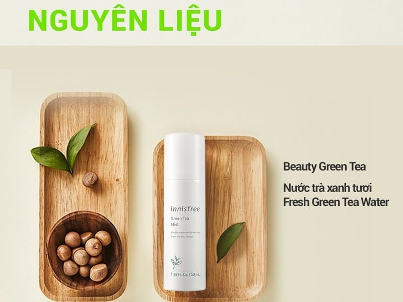 Xịt khoáng Innisfree trà xanh