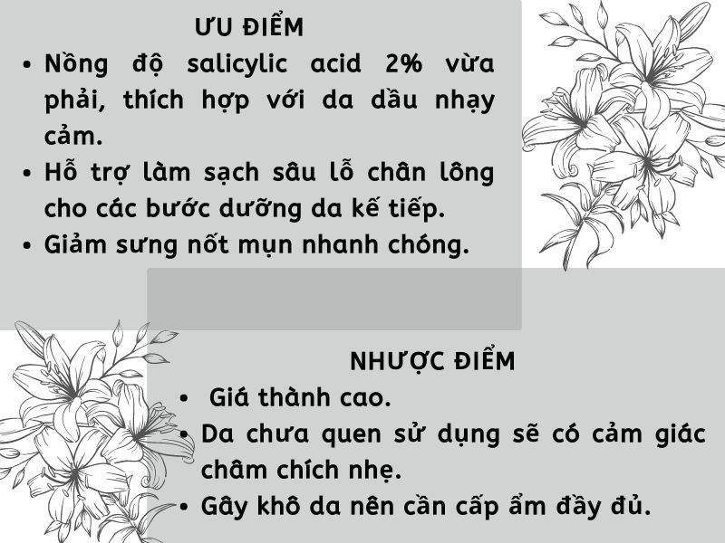 Ưu - nhược điểm của Obagi CLENZIderm