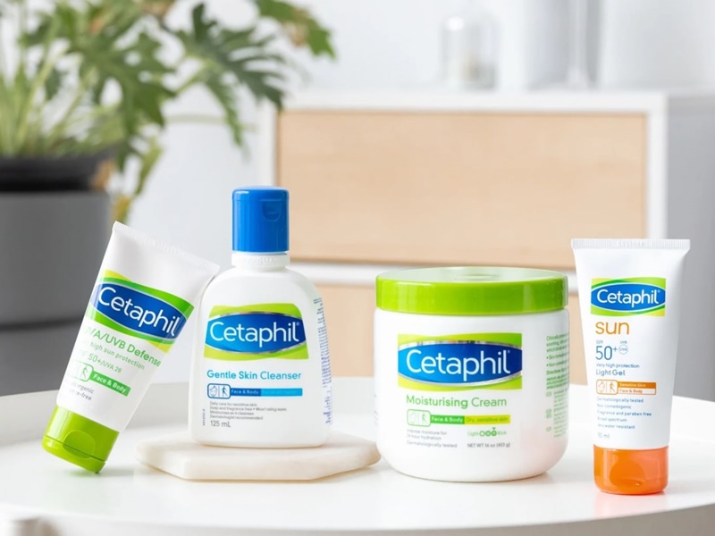 Bộ sản phẩm của Cetaphil