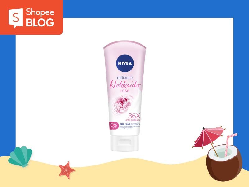 Sữa rửa mặt chiết xuất hoa hồng Nivea Radiance Hokkaido Rose Whip Foam Cleanser 