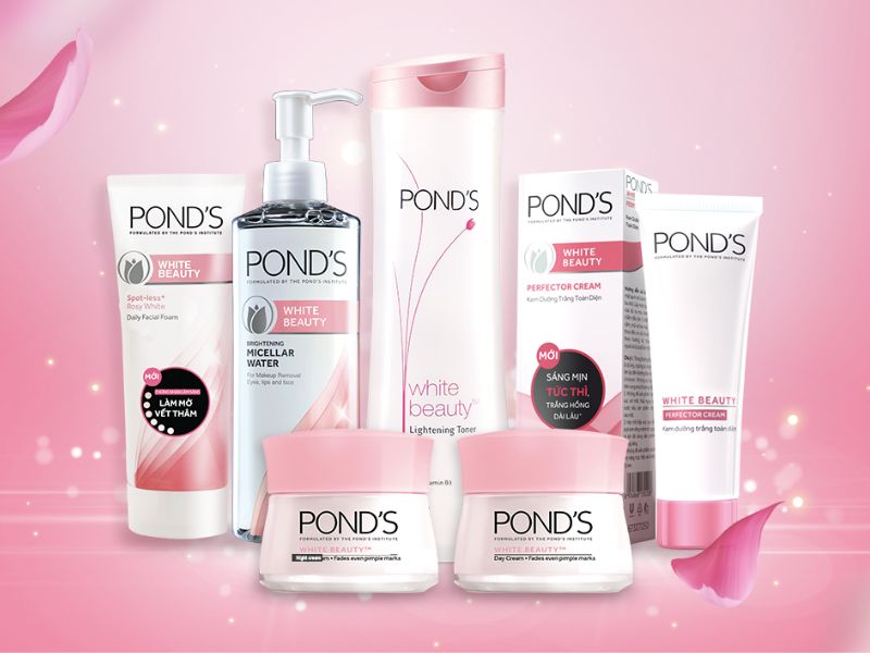 Các dòng sản phẩm thương hiệu Pond's