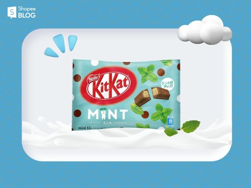 KitKat vị bạc hà (Nguồn: Shopee Blog)