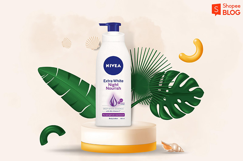 Nivea Night White Firming Body Lotion là dòng dưỡng trắng có thể được nhiều người yêu thích (Nguồn: Shopee Blog)