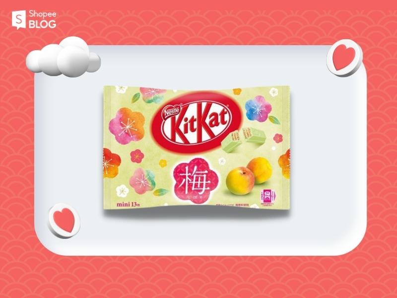 KitKat Ume Plum vị mơ Nhật (Nguồn: Shopee Blog)