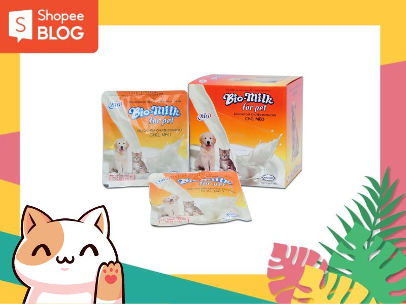 mèo con uống sữa gì được? Sữa bột Bio Milk For Pet