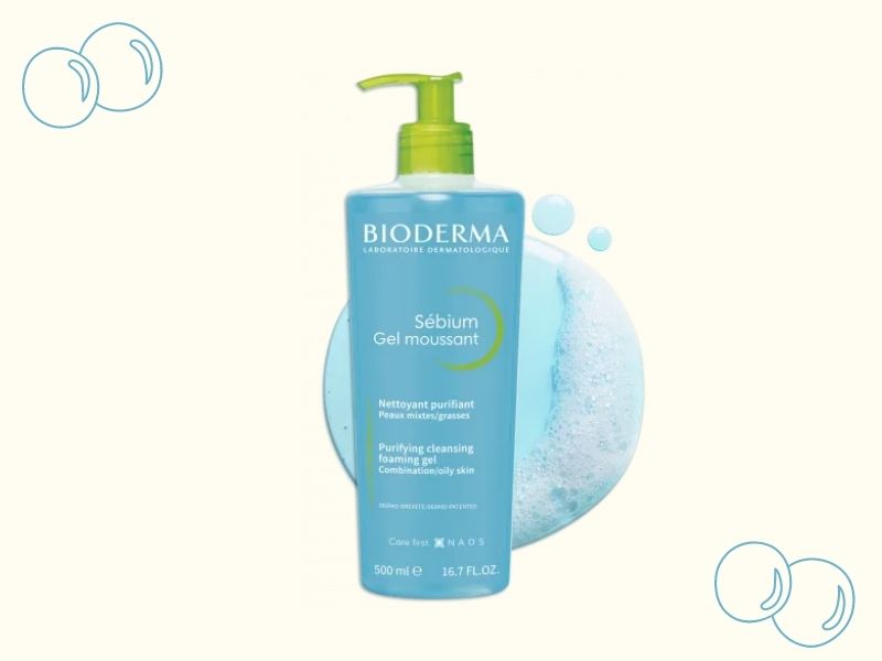 Chai sữa rửa mặt Bioderma Sebium Gel Moussant 