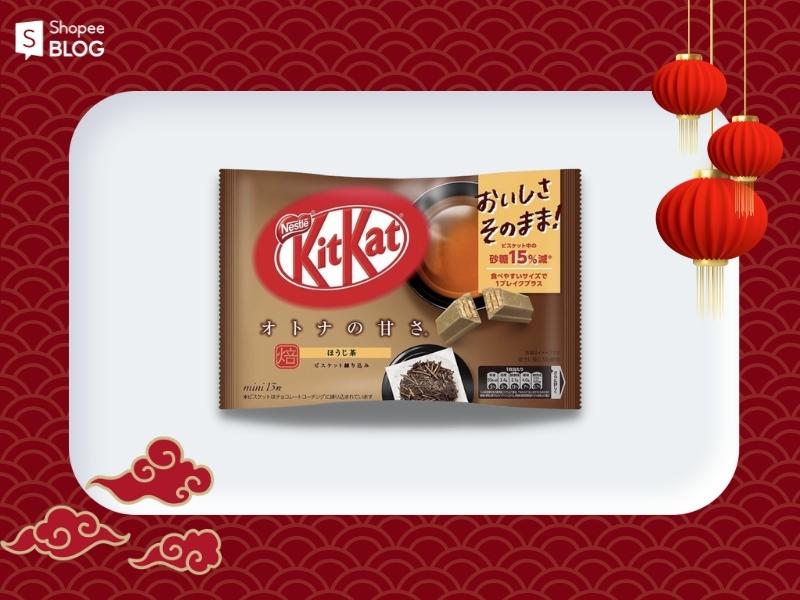 KitKat Houjicha vị hồng trà (Nguồn: Shopee Blog)