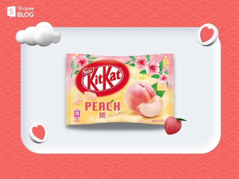 KitKat vị đào - KitKat Peach (Nguồn: Shopee Blog)