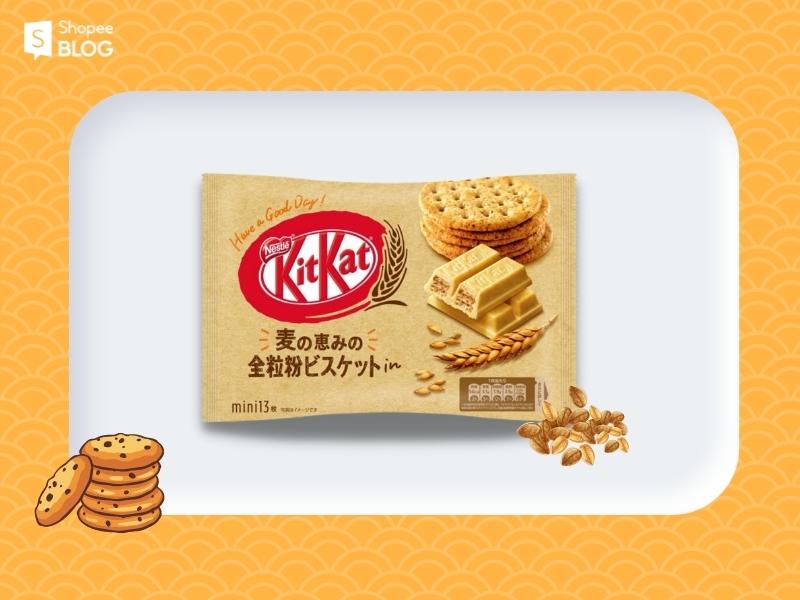 KitKat bánh quy lúa mì - KitKat Whole Grain Biscuit (Nguồn: Shopee Blog)