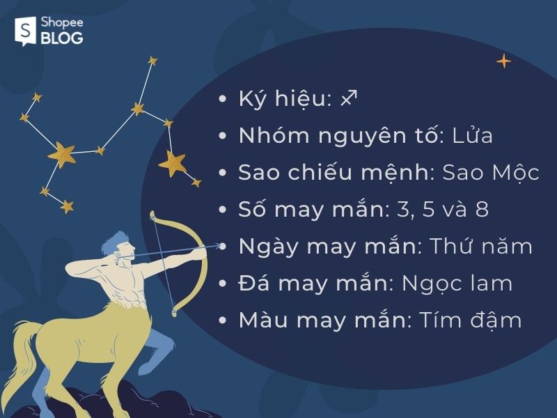 Đặc điểm nổi bật của Nhân Mã - Cung Nhân Mã là tháng mấy? (Nguồn: Shopee Blog)