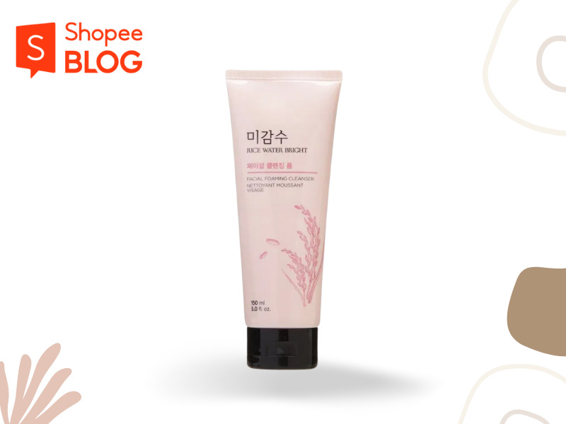 sữa rửa mặt chiết xuất nước gạo thiên nhiên The Face Shop