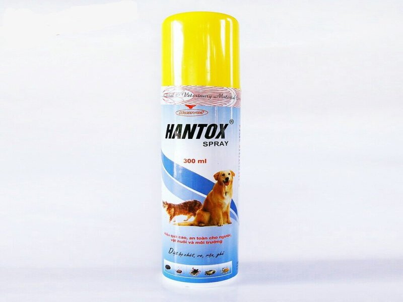 thuốc xịt bọ chét chó mèo Hantox Spray 