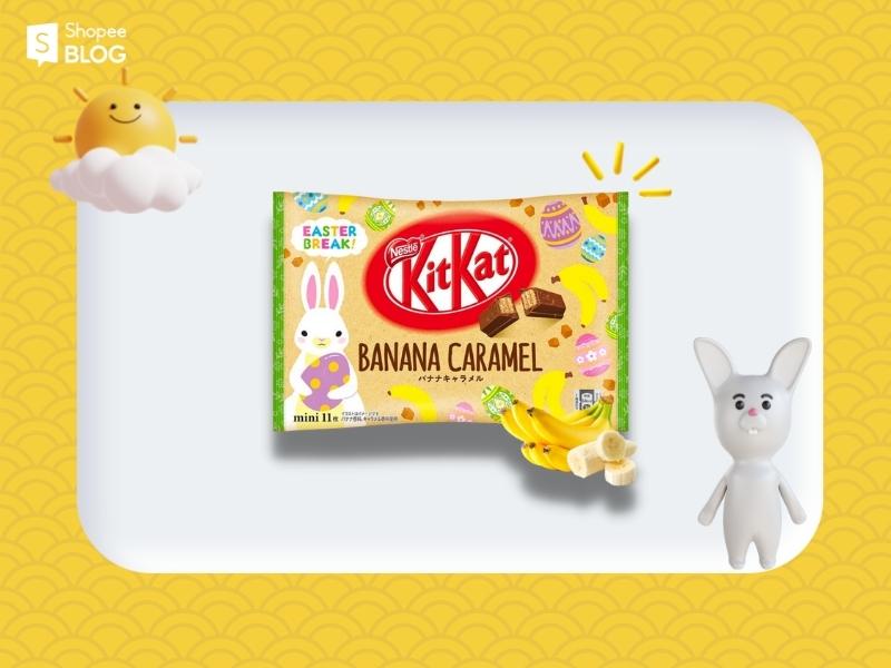 KitKat chuối caramel (Nguồn: Shopee Blog)