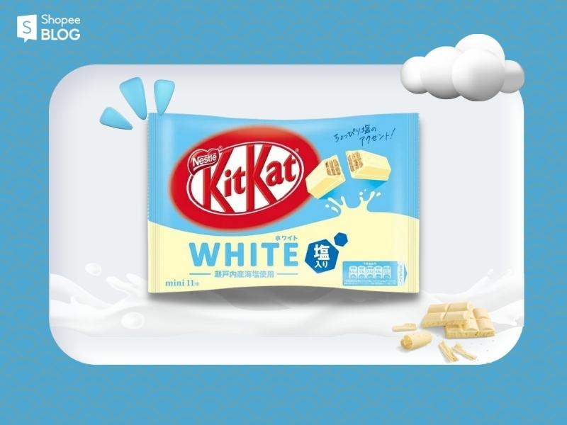 KitKat White Chocolate vị socola trắng (Nguồn: Shopee Blog)