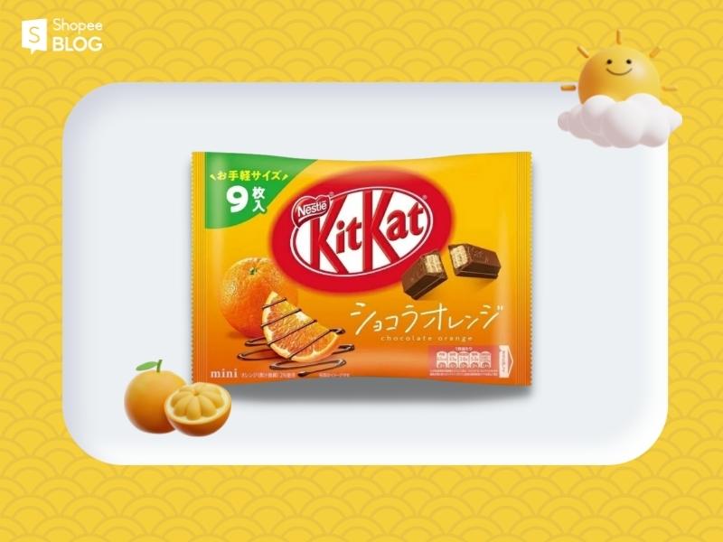 KitKat vị cam socola (Nguồn: Shopee Blog)