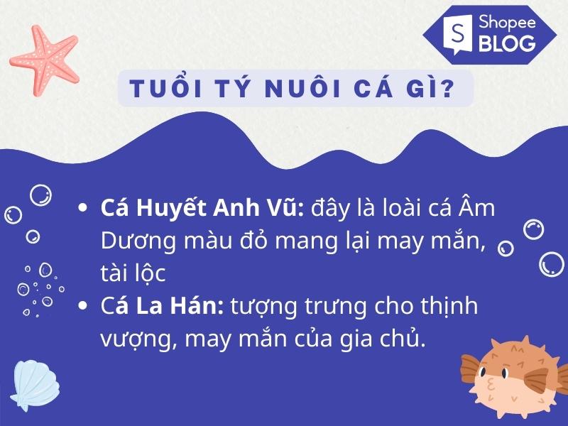 Nuôi cá theo phong thủy tuổi Tý 