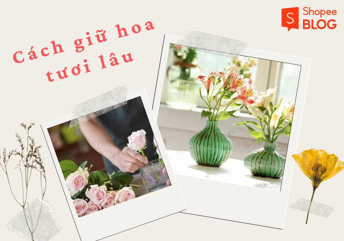 cách giữ hoa tươi lâu