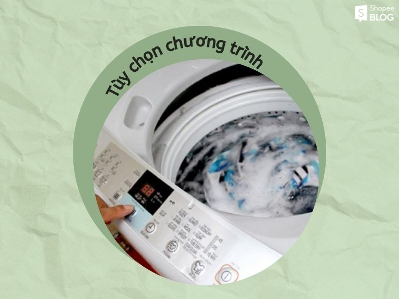 Thiết lập chương trình giặt tùy chỉnh trên bảng điều khiển
