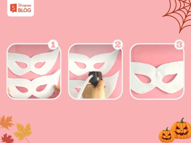 Cách làm mặt nạ Halloween từ vải nỉ đơn giản 