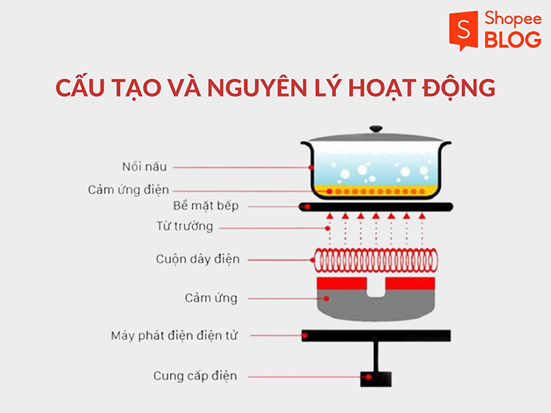 Cấu tạo và nguyên lý hoạt động của bếp từ 