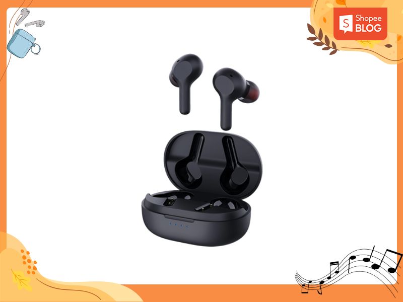 Tai nghe Bluetooth Earbuds Aukey EP-T25 có mức giá tầm trung nhưng sở hữu thiết kế đẹp mắt và hiện đại