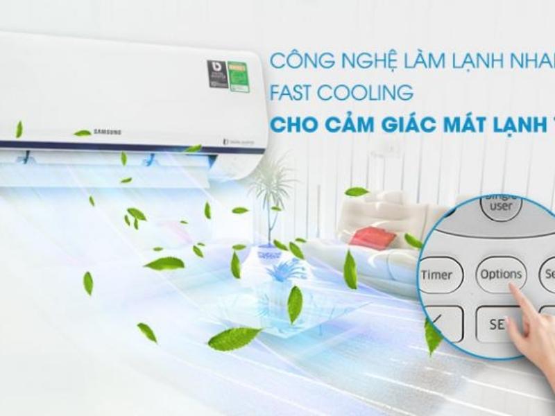 Công nghệ làm lạnh Fast Cooling của máy lạnh Samsung