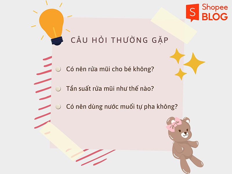 Một số câu hỏi phổ biến về vấn đề vệ sinh mũi cho bé 