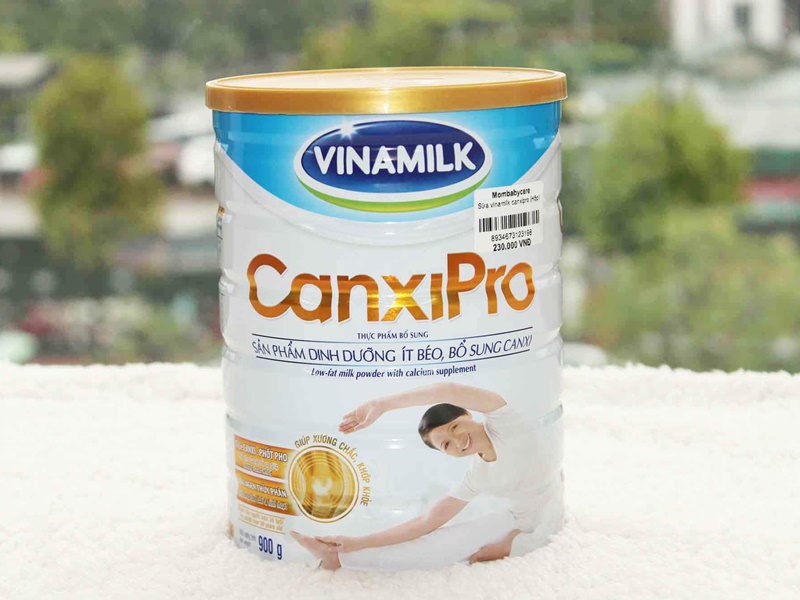 Sữa Vinamilk CanxiPro là dòng sản phẩm sữa bổ sung canxi cho người trưởng thành