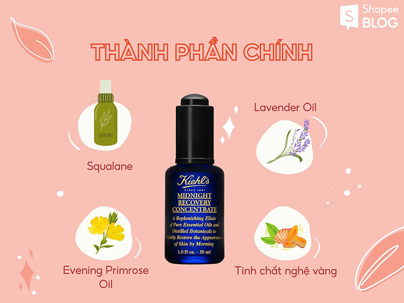 Thành phần serum tái tạo da của Kiehl’s 