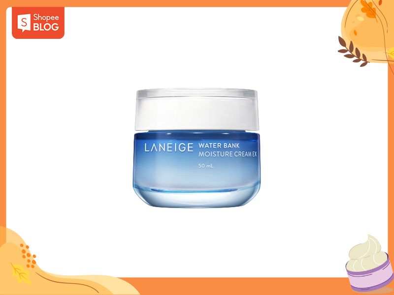 Kem dưỡng ẩm Laneige Water Bank Moisture Cream giúp cấp nước và cung cấp nhiều khoáng chất cho da