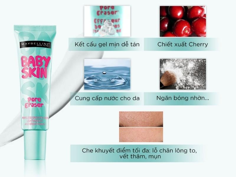 Đặc điểm nổi bật của Baby Skin Instant Pore Eraser 