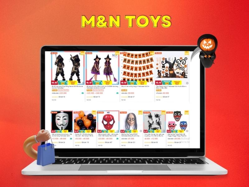 Một số vật dụng trang trí Halloween của M&N Toys 