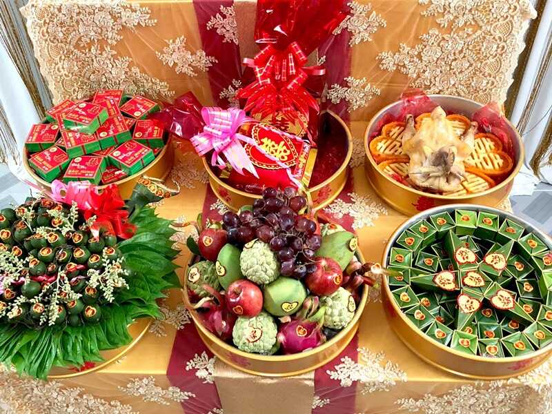 Mâm quả cưới gồm những gì?