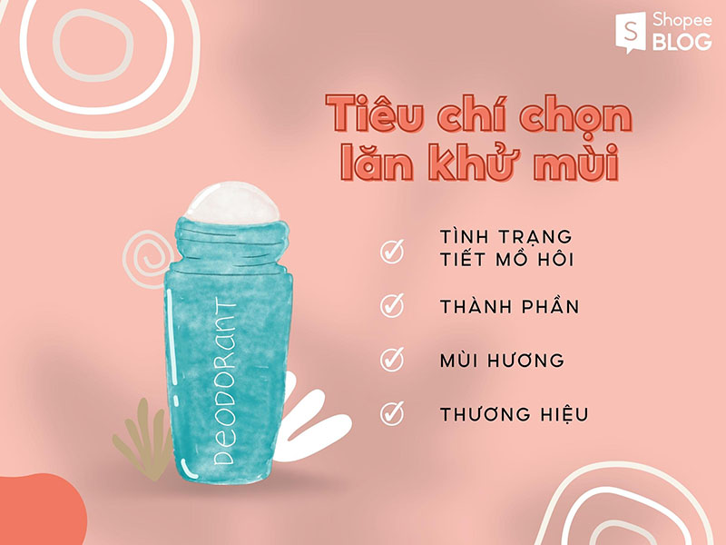 Một số tiêu chí cần quan tâm khi chọn mua lăn khử mùi 