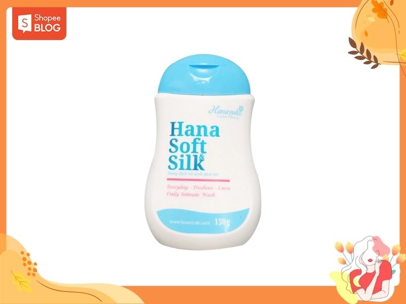 Dung dịch vệ sinh cho phụ nữ mang thai Hana Soft Silk (Nguồn: Shopee Blog)