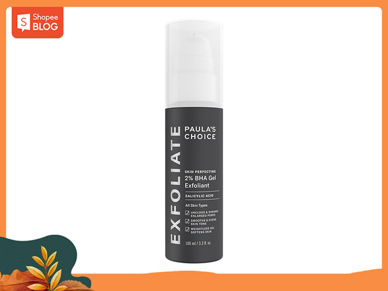 Sản phẩm tẩy da chết BHA cho da dầu mụn Paula’s Choice Skin Perfecting 2% BHA Gel