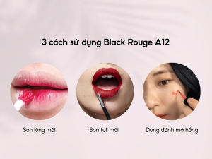 3 cách sử dụng son Black Rouge A12 